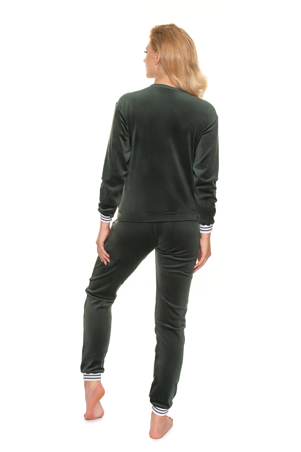 Dres Model 0200 Khaki - PeeKaBoo157703 - Zielony - obrazek 2