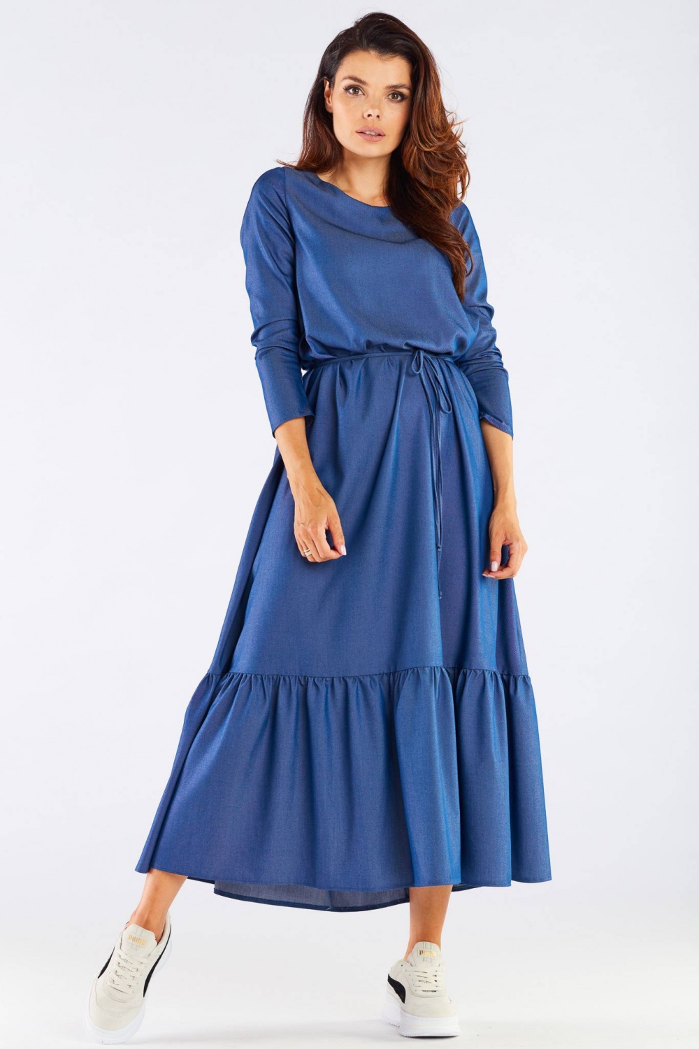 Sukienka Model A455 Blue - awama158614 - Niebieski