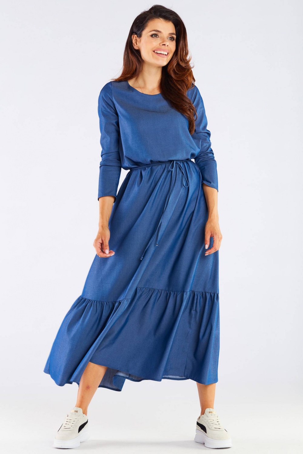 Sukienka Model A455 Blue - awama158614 - Niebieski - obrazek 2
