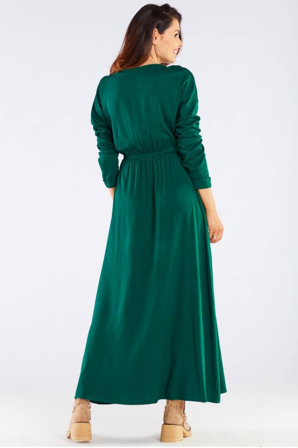 Sukienka Model A454 Green - awama158617 - Zielony - obrazek 3