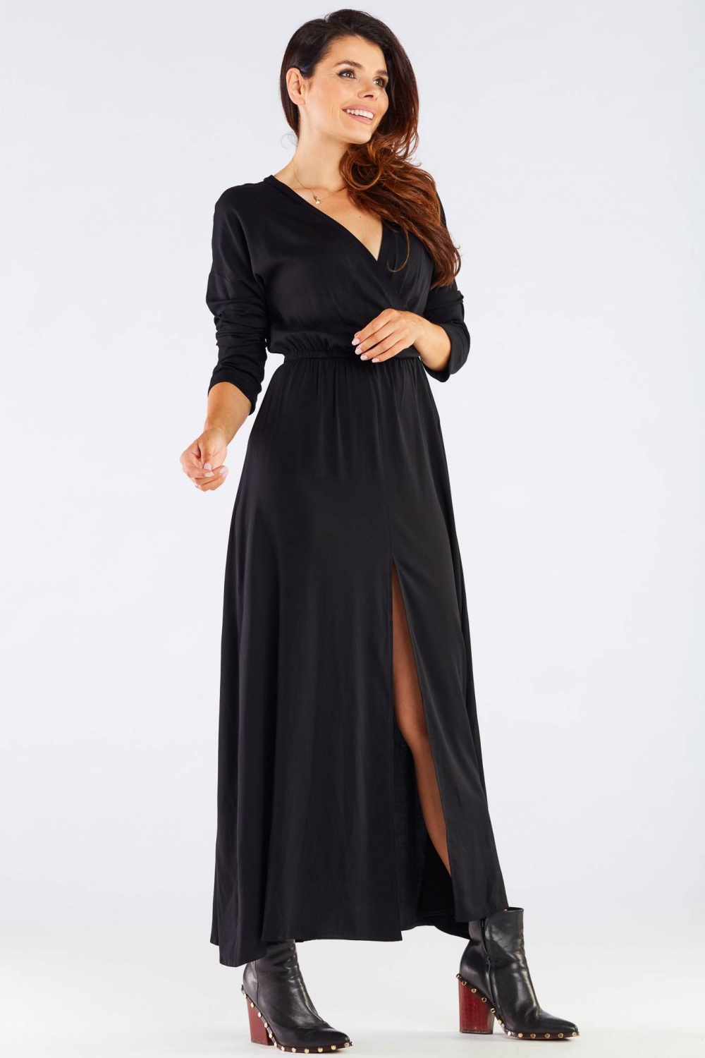 Sukienka Model A454 Black - awama158619 - Czarny - obrazek 4