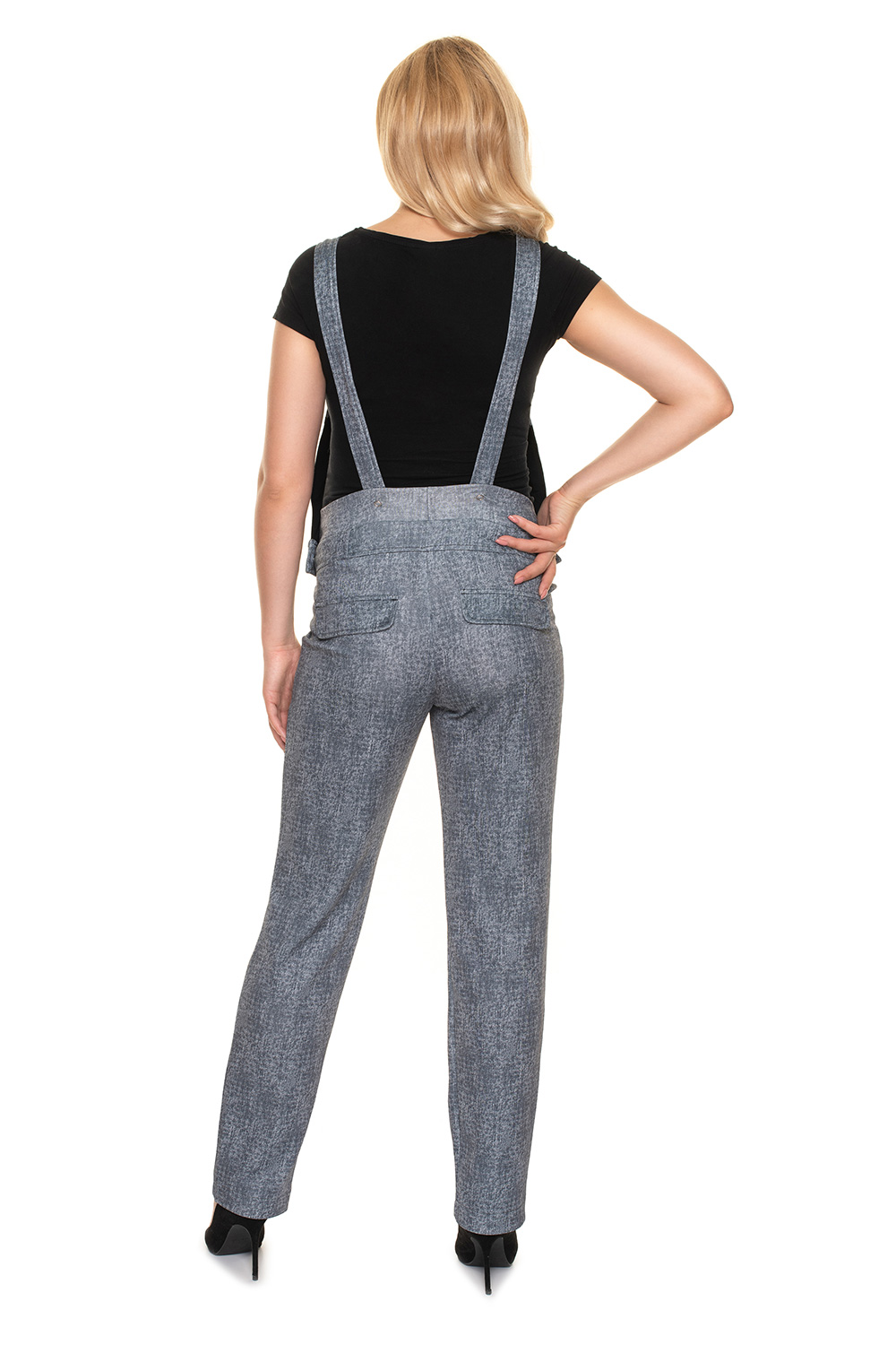 Ogrodniczki Model 0188 Black - PeeKaBoo159435 - Czarny - obrazek 2