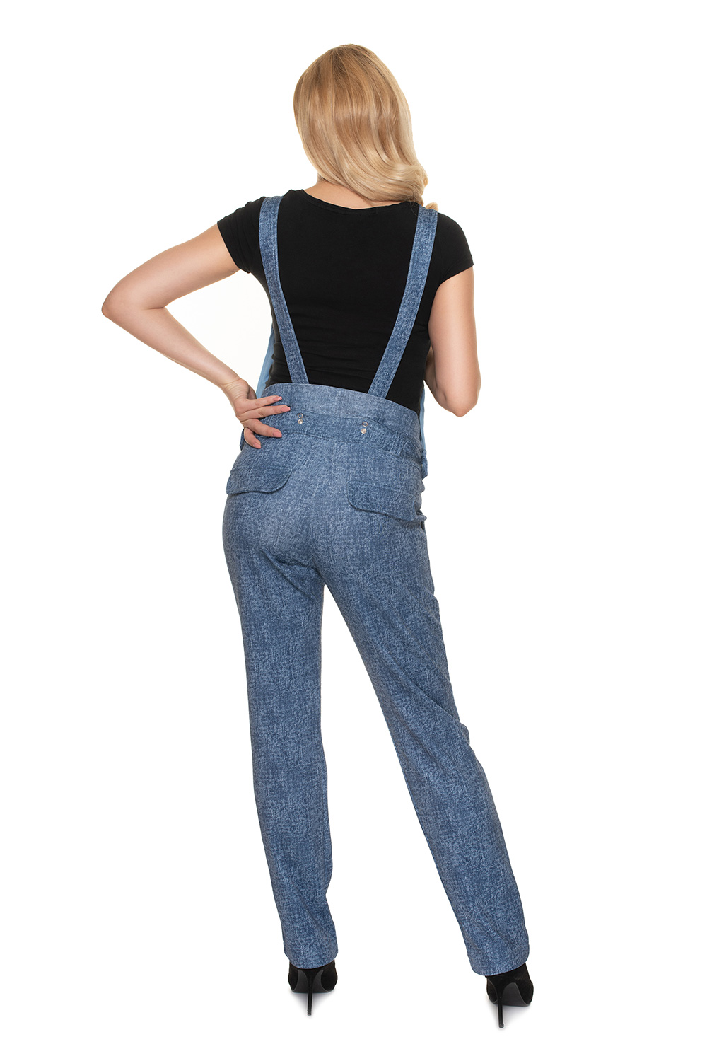 Ogrodniczki Model 0188 Blue - PeeKaBoo159436 - Niebieski - obrazek 2