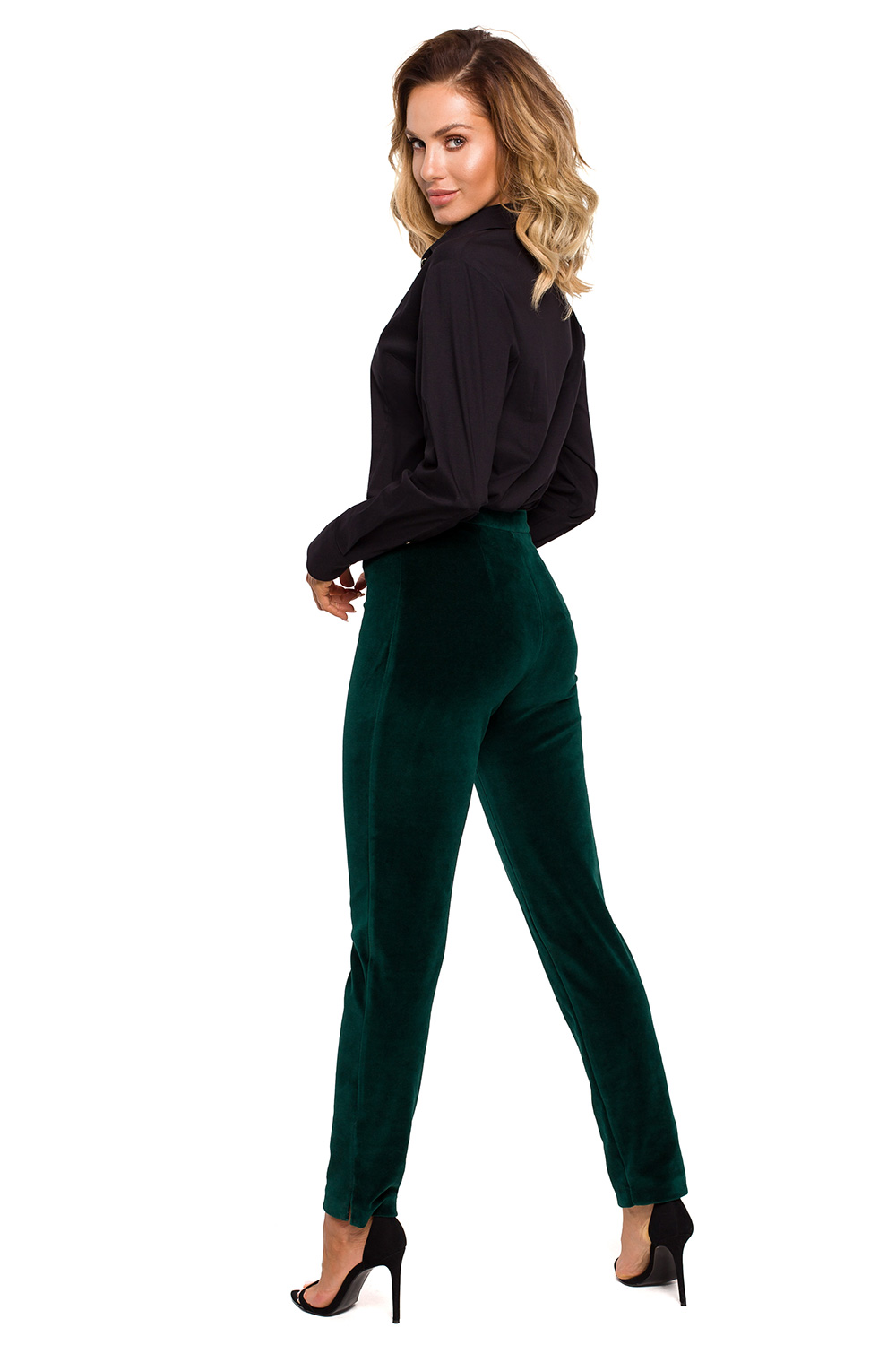 Spodnie Damskie Model MOE644 Green - Moe159612 - Zielony - obrazek 2
