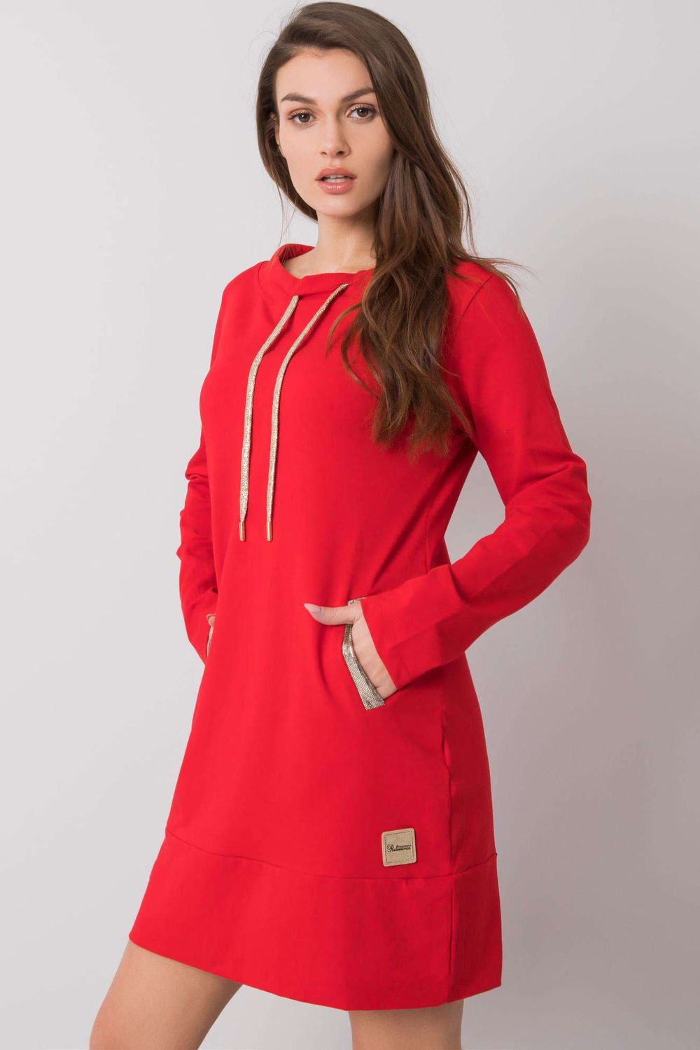 Sukienka Model RV-SK-6067.15X Red - Relevance159849 - Czerwony - obrazek 3