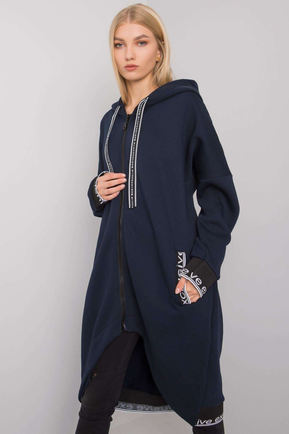 Bluza Damska Model RV-BL-6832.10 Navy - Relevance159855 - Granatowy