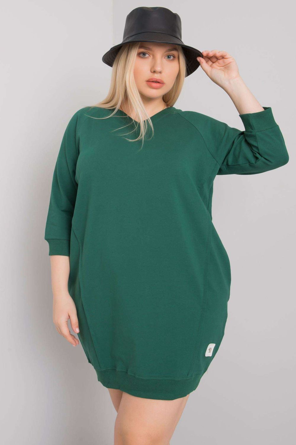 Sukienka Model RV-SK-6847.59P Dark Green - Relevance160079 - Zielony