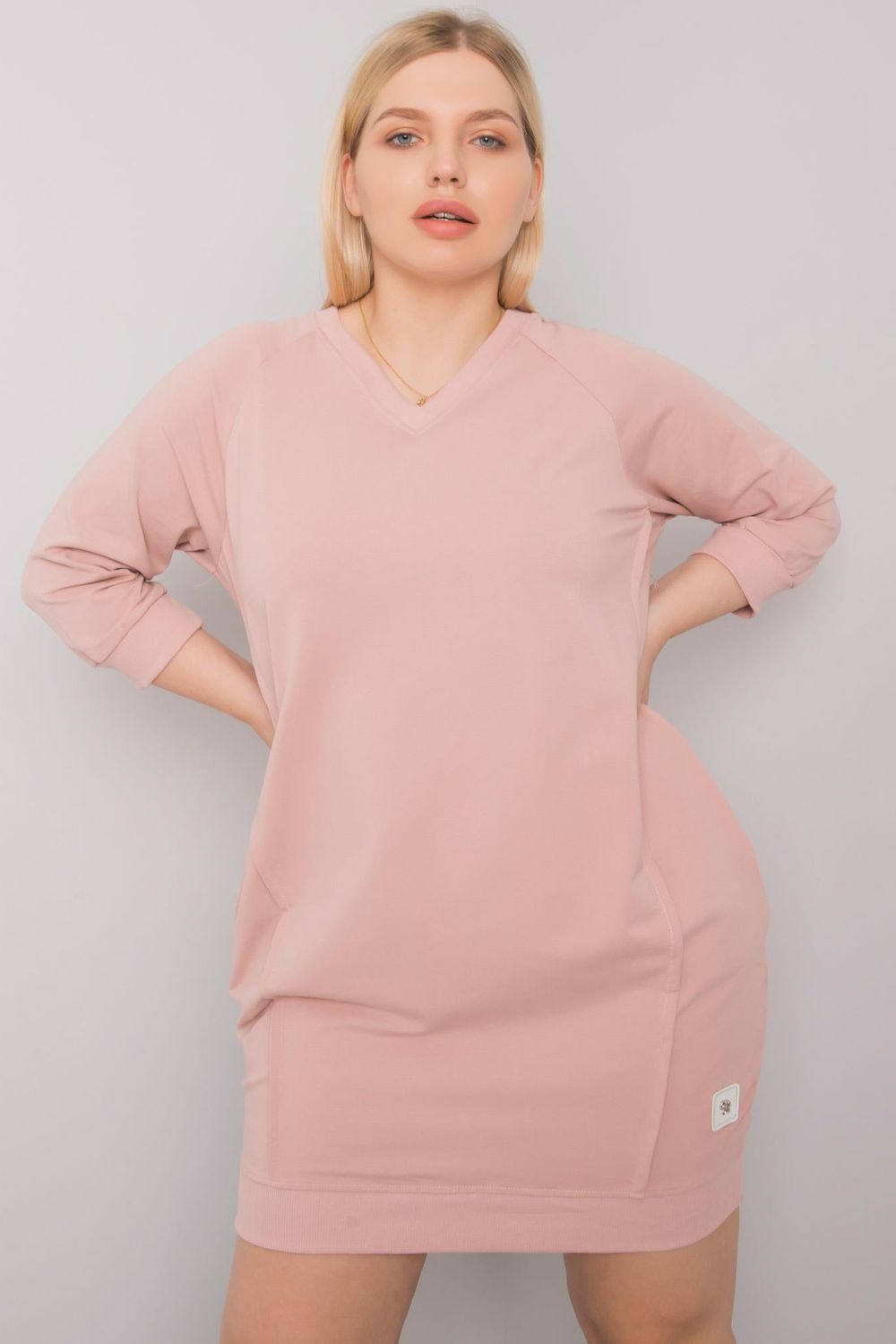 Sukienka Model RV-SK-6847.59P Dark Pink - Relevance160080 - Różowy