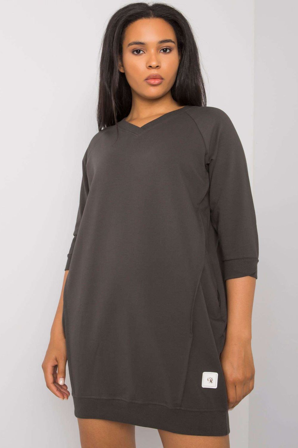 Sukienka Model RV-SK-6847.59P Khaki - Relevance160083 - Zielony