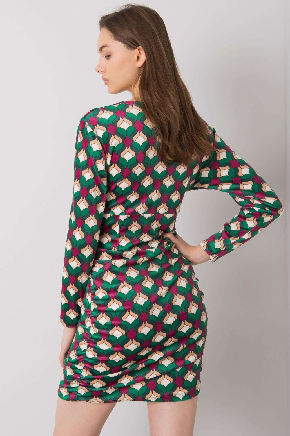 Sukienka Model DHJ-SK-12695.26P Green - Italy Moda160391 - Zielony - obrazek 3