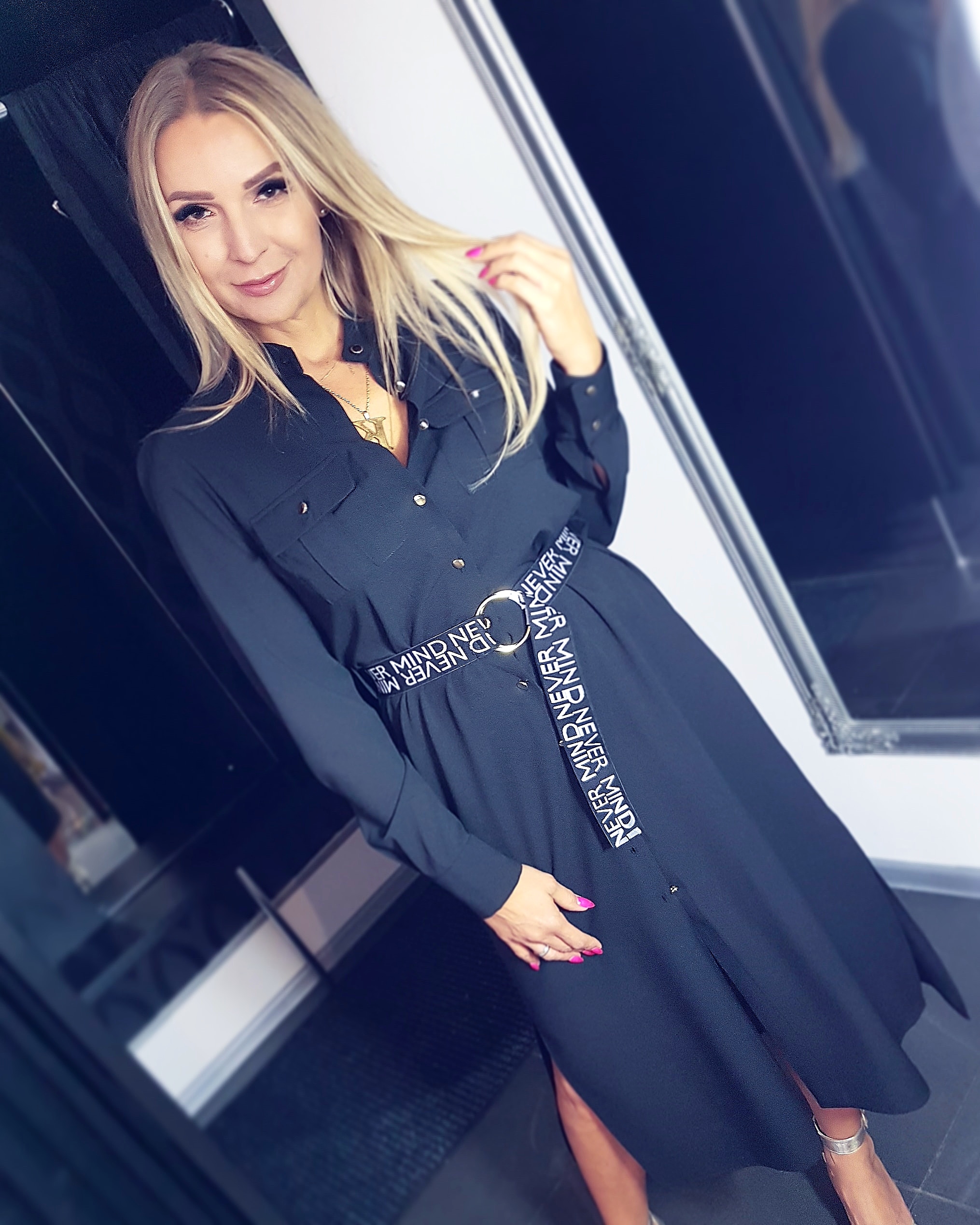 Sukienka Model Zahara Black - Jersa151609 - Czarny - obrazek 2