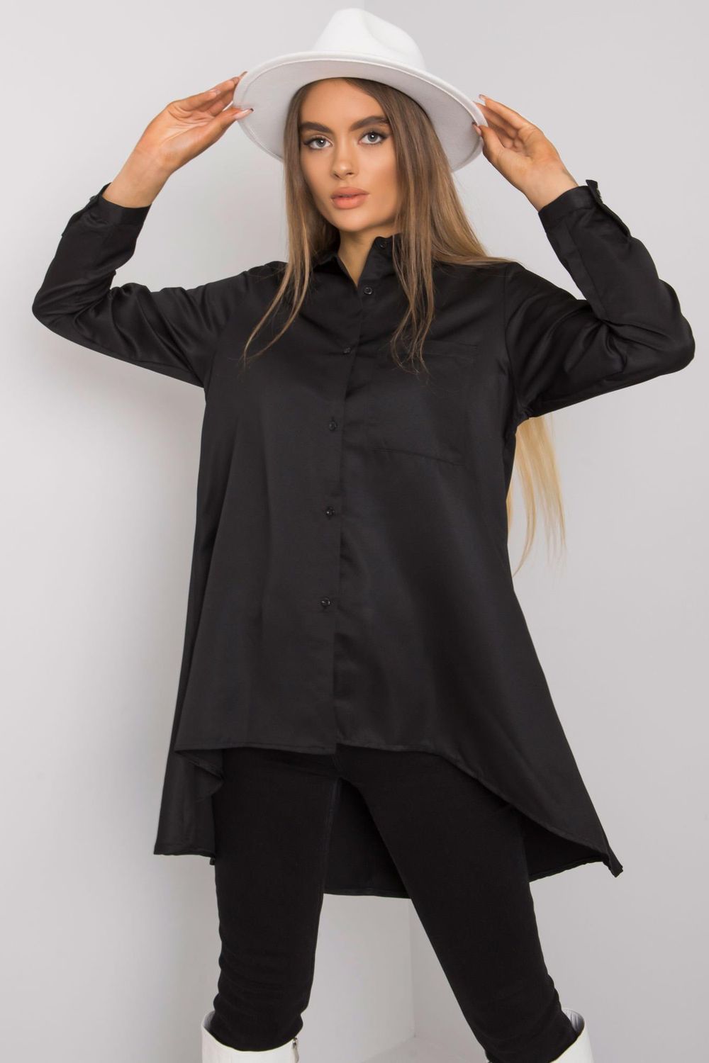 Koszula Damska Model EM-KS-556-1.11 Black - Ex Moda160752 - Czarny