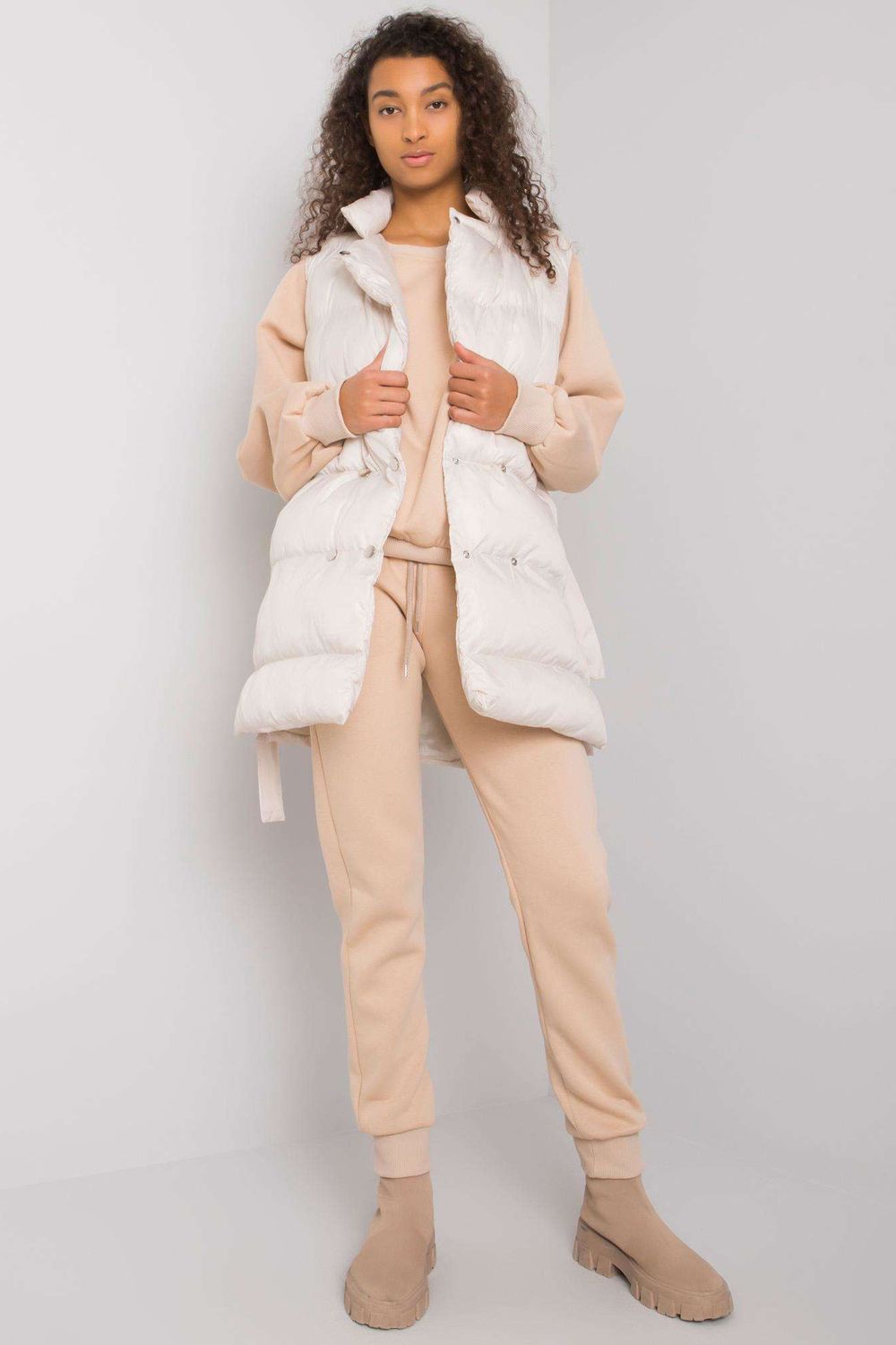 Spodnie Komplet Model EM-KMPL-646.96P Beige - Ex Moda160800 - Beżowy