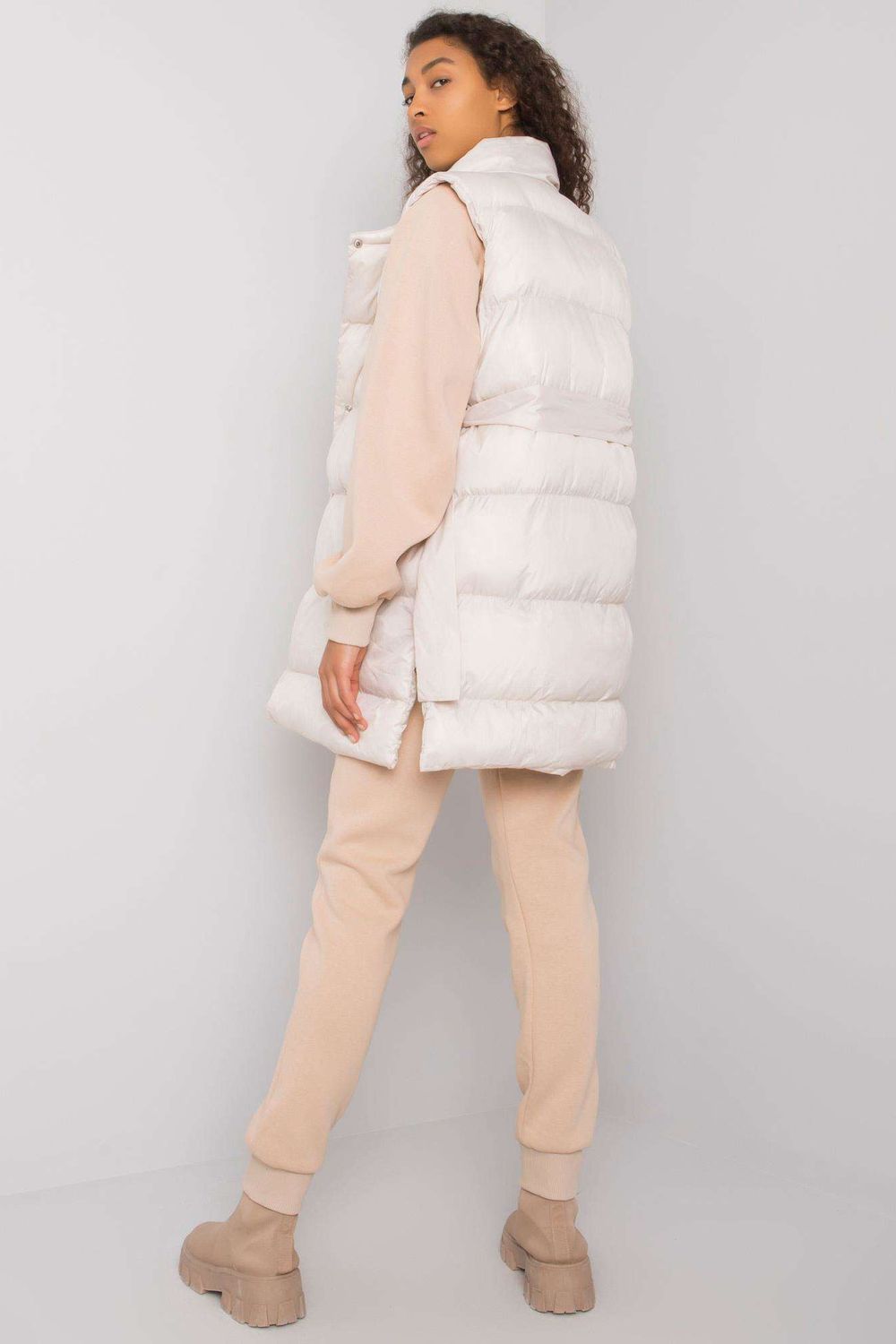 Spodnie Komplet Model EM-KMPL-646.96P Beige - Ex Moda160800 - Beżowy - obrazek 3
