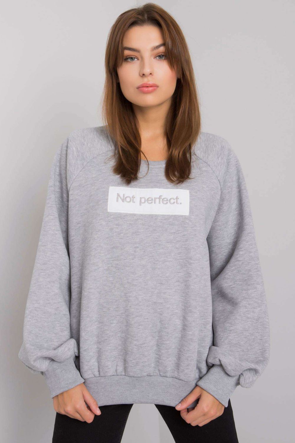 Bluza Damska Model EM-BL-652.13P Grey - Ex Moda160817 - Szary