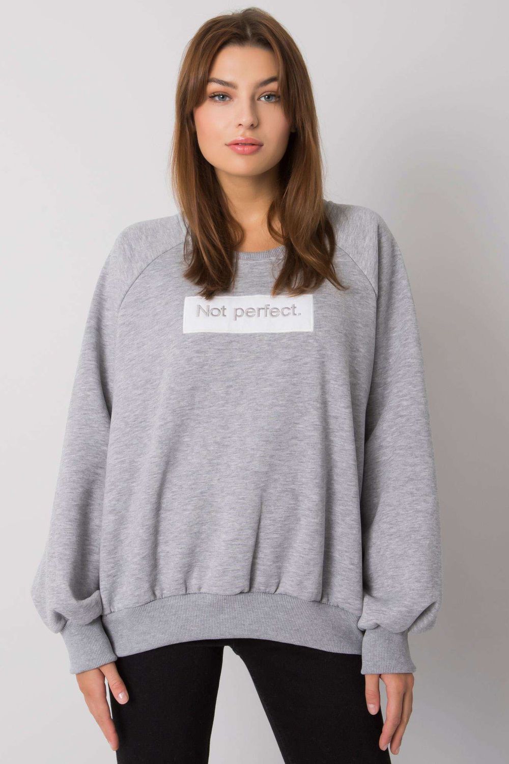 Bluza Damska Model EM-BL-652.13P Grey - Ex Moda160817 - Szary - obrazek 3