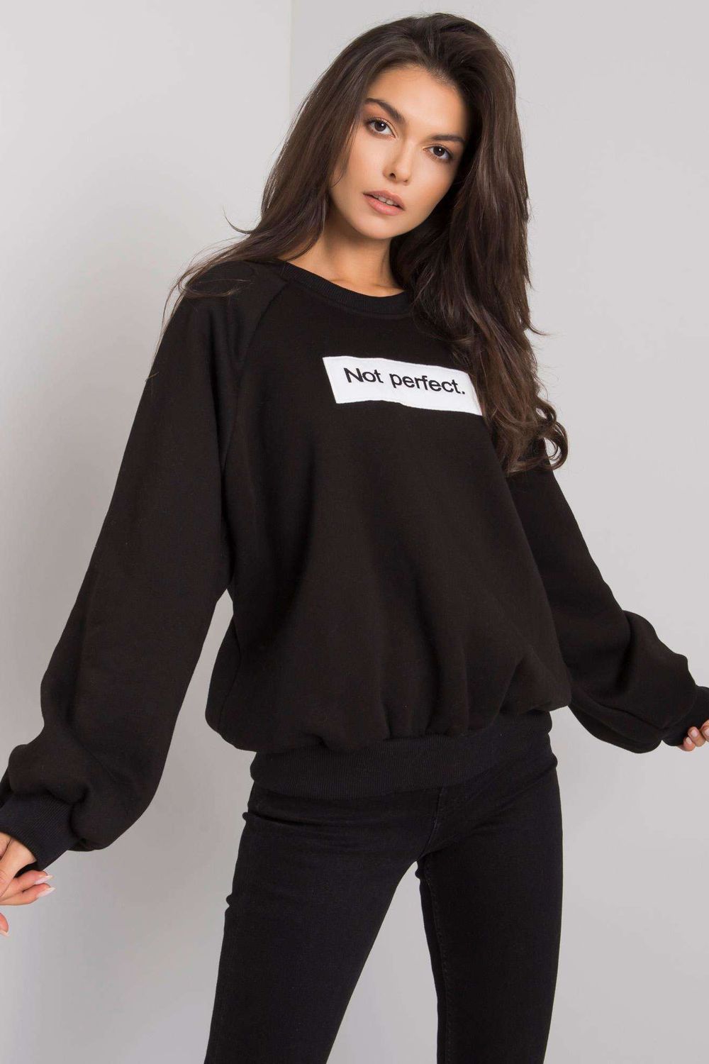 Bluza Damska Model EM-BL-652.13P Black - Ex Moda160819 - Czarny - obrazek 2