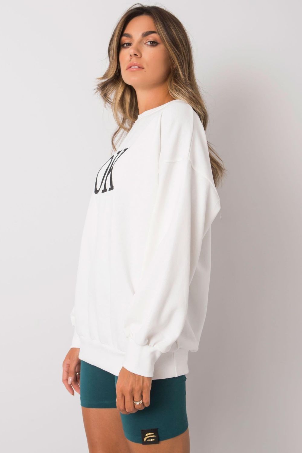 Bluza Damska Model EM-BL-617.49 Ecru - Ex Moda160846 - Beżowy - obrazek 2