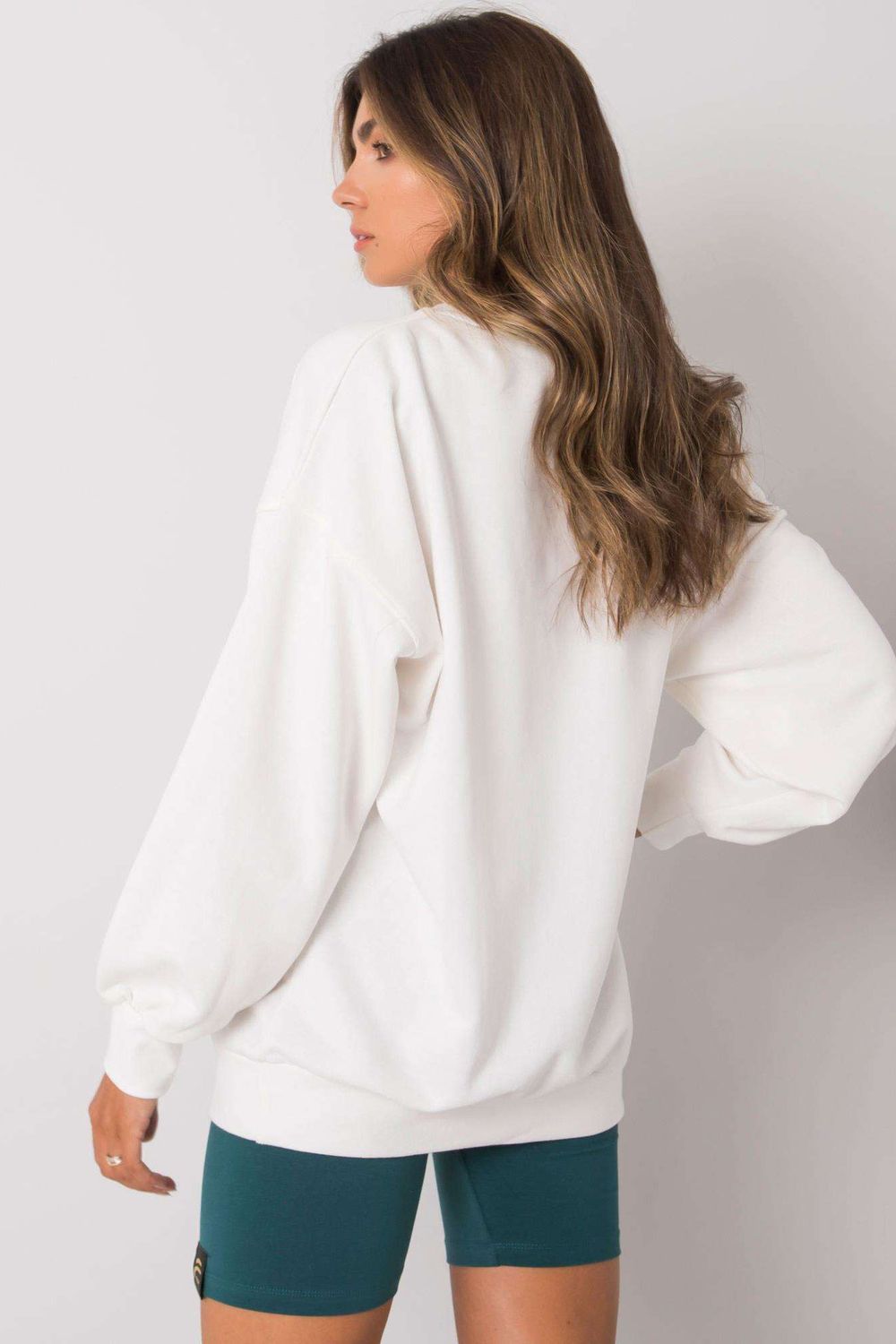 Bluza Damska Model EM-BL-617.49 Ecru - Ex Moda160846 - Beżowy - obrazek 3