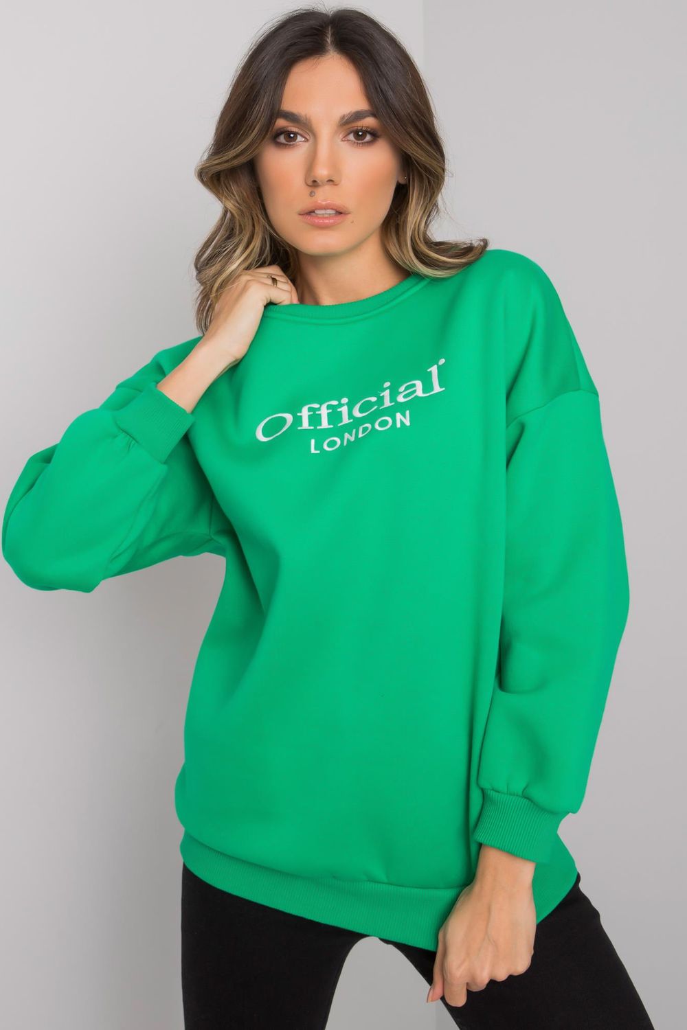 Bluza Damska Model EM-BL-702.46 Green - Ex Moda160854 - Zielony