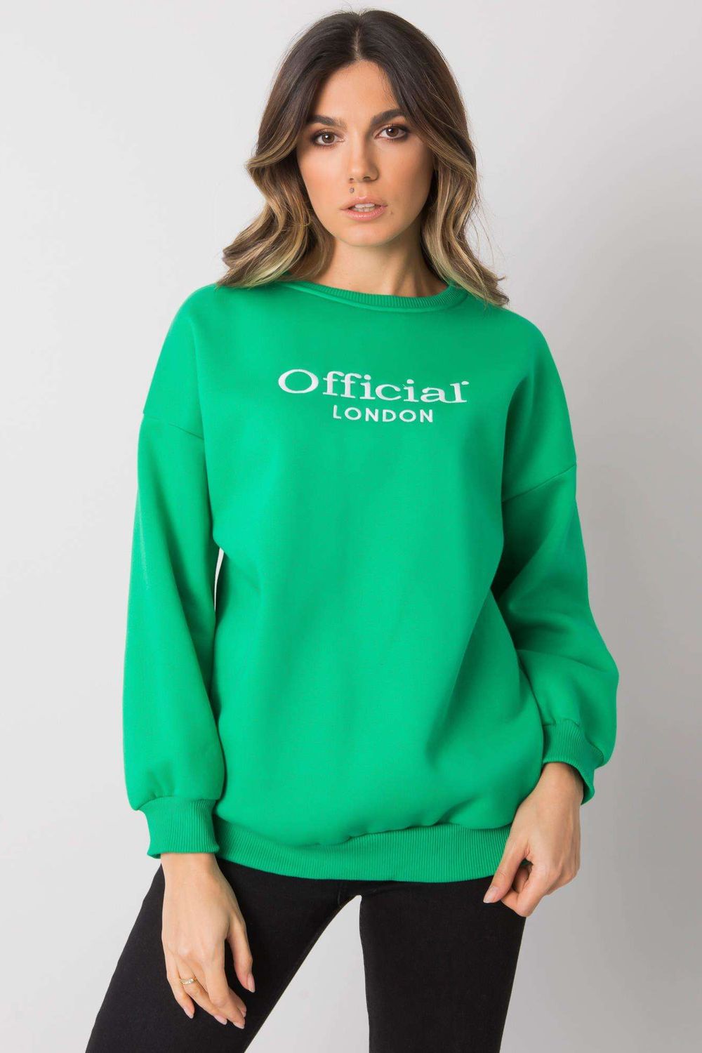 Bluza Damska Model EM-BL-702.46 Green - Ex Moda160854 - Zielony - obrazek 2