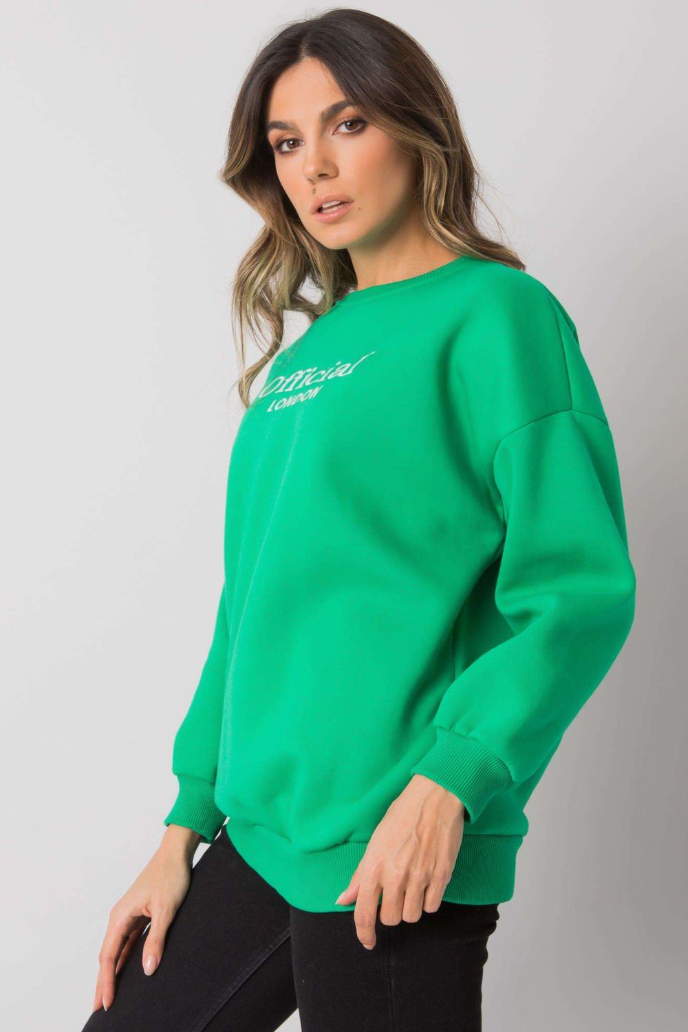 Bluza Damska Model EM-BL-702.46 Green - Ex Moda160854 - Zielony - obrazek 3