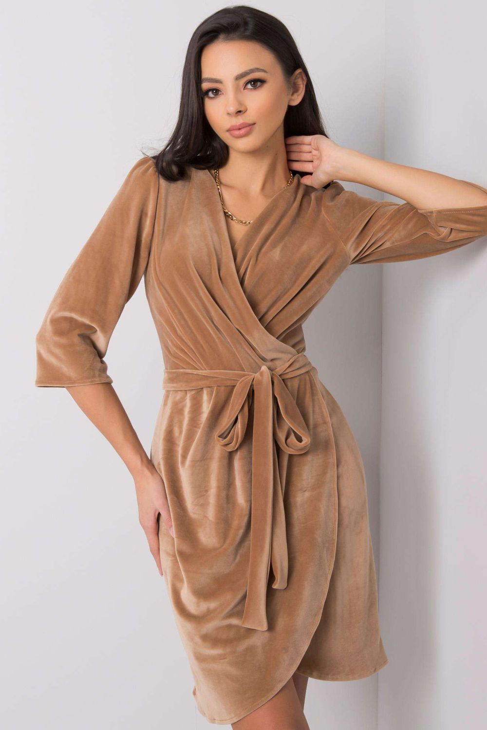 Sukienka Model LK-SK-508393.65 Beige - Lakerta161061 - Beżowy - obrazek 2