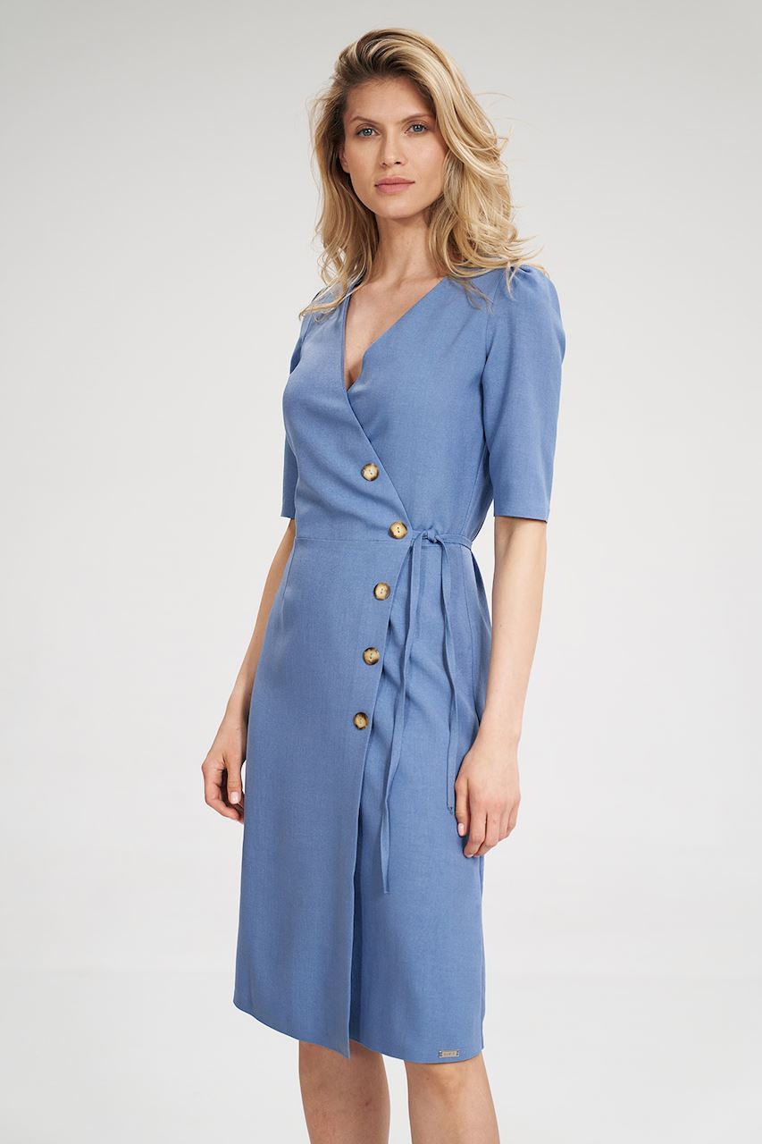 Sukienka Model M703 Blue - Figl141733 - Niebieski