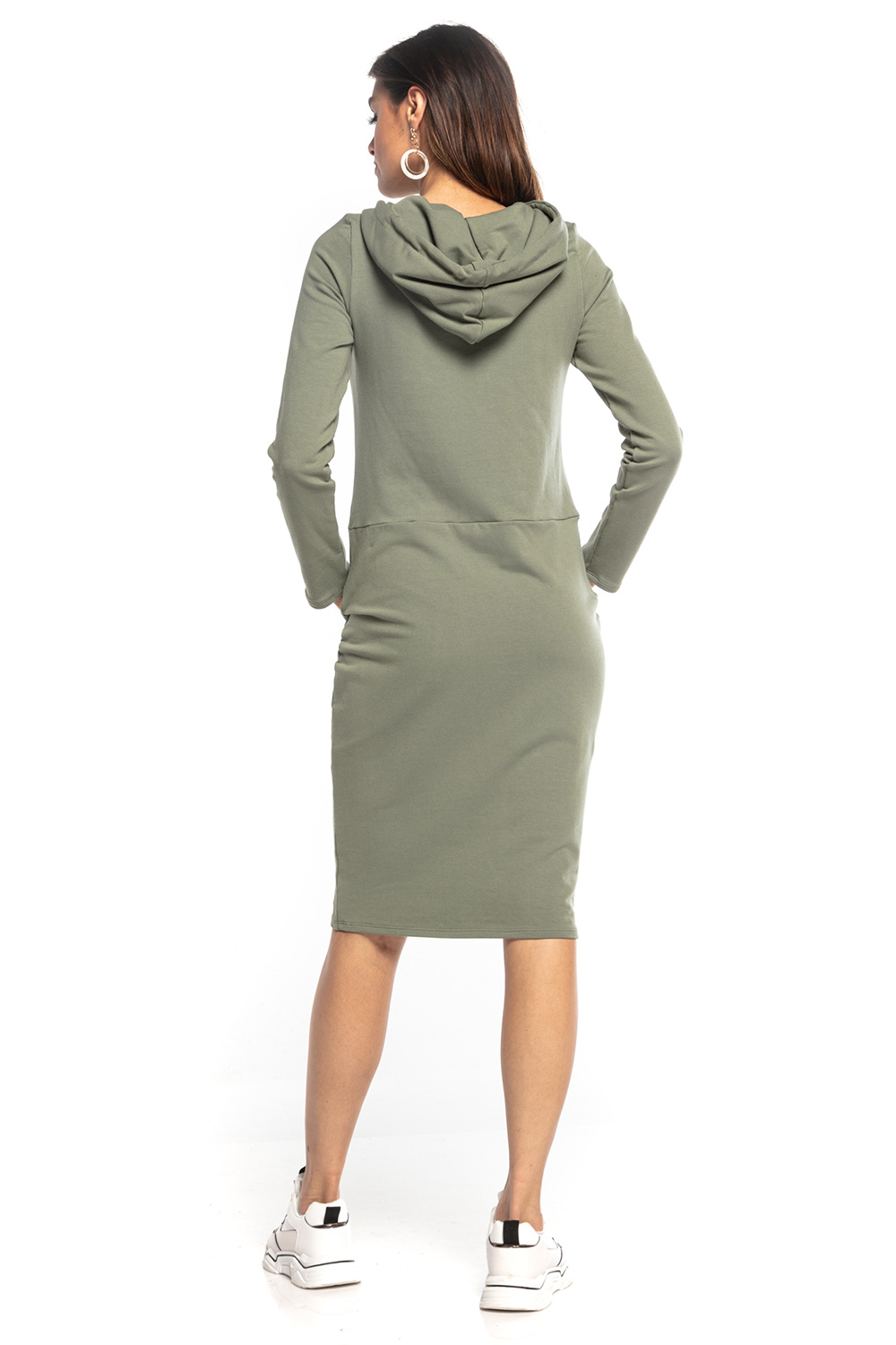 Sukienka Model T357/9 Khaki - Tessita161816 - Zielony - obrazek 2