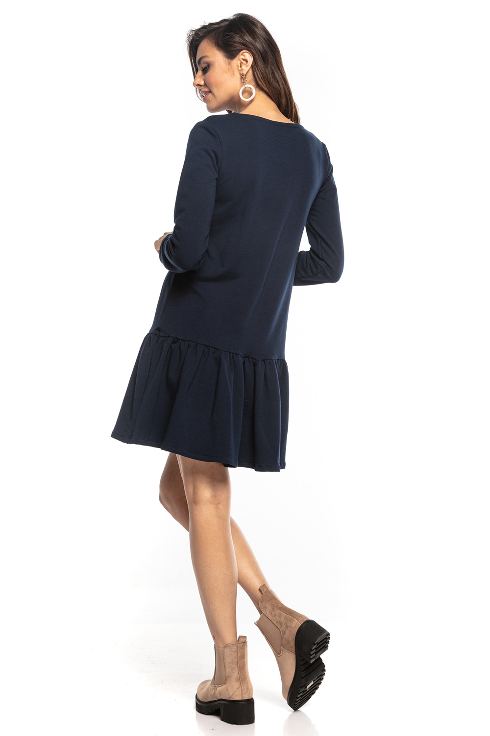 Sukienka Model T355/4 Navy - Tessita161830 - Granatowy - obrazek 2