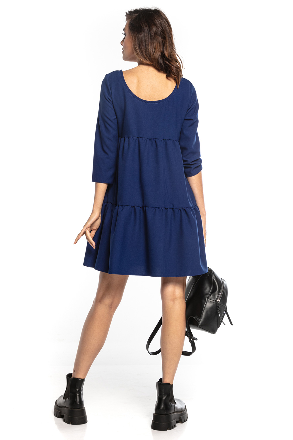 Sukienka Model T353/4 Navy - Tessita161841 - Granatowy - obrazek 2