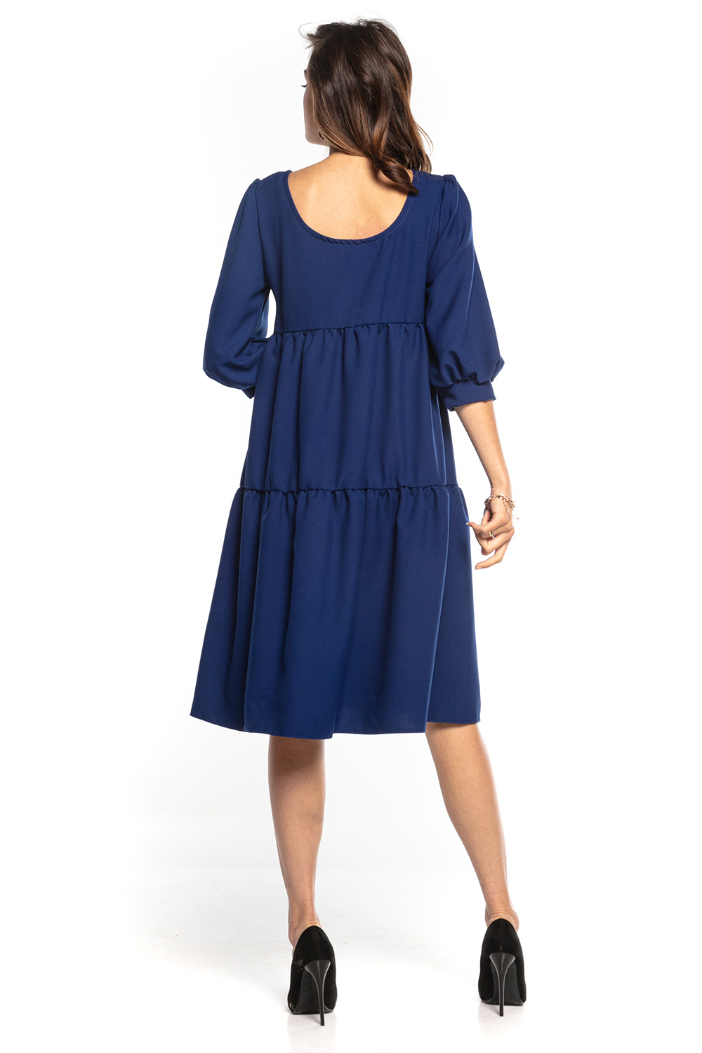 Sukienka Model T352/4 Navy - Tessita161846 - Granatowy - obrazek 2