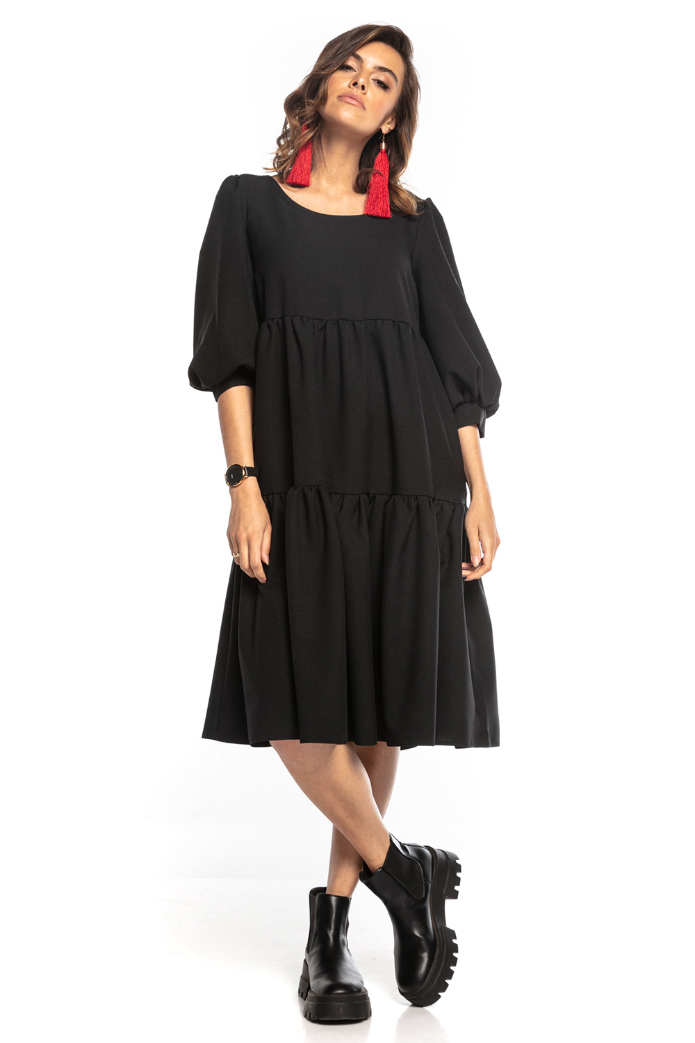 Sukienka Model T352/3 Black - Tessita161847 - Czarny