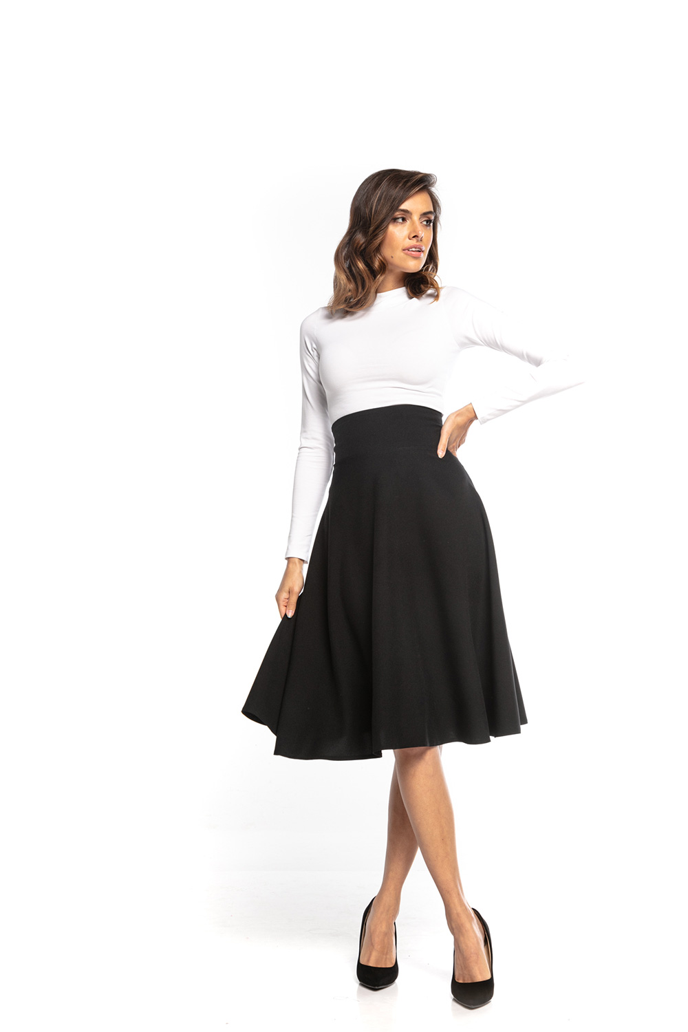 Spódnica Model T348/3 Black - Tessita161867 - Czarny