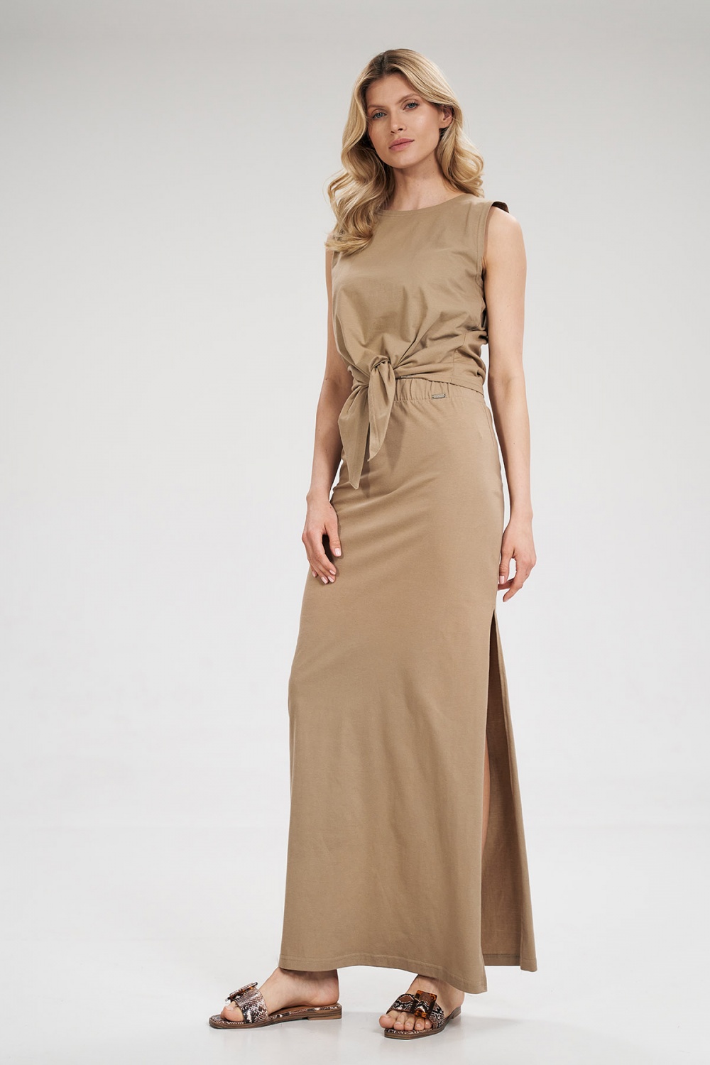 Spódnica Model M789 Beige - Figl162274 - Beżowy