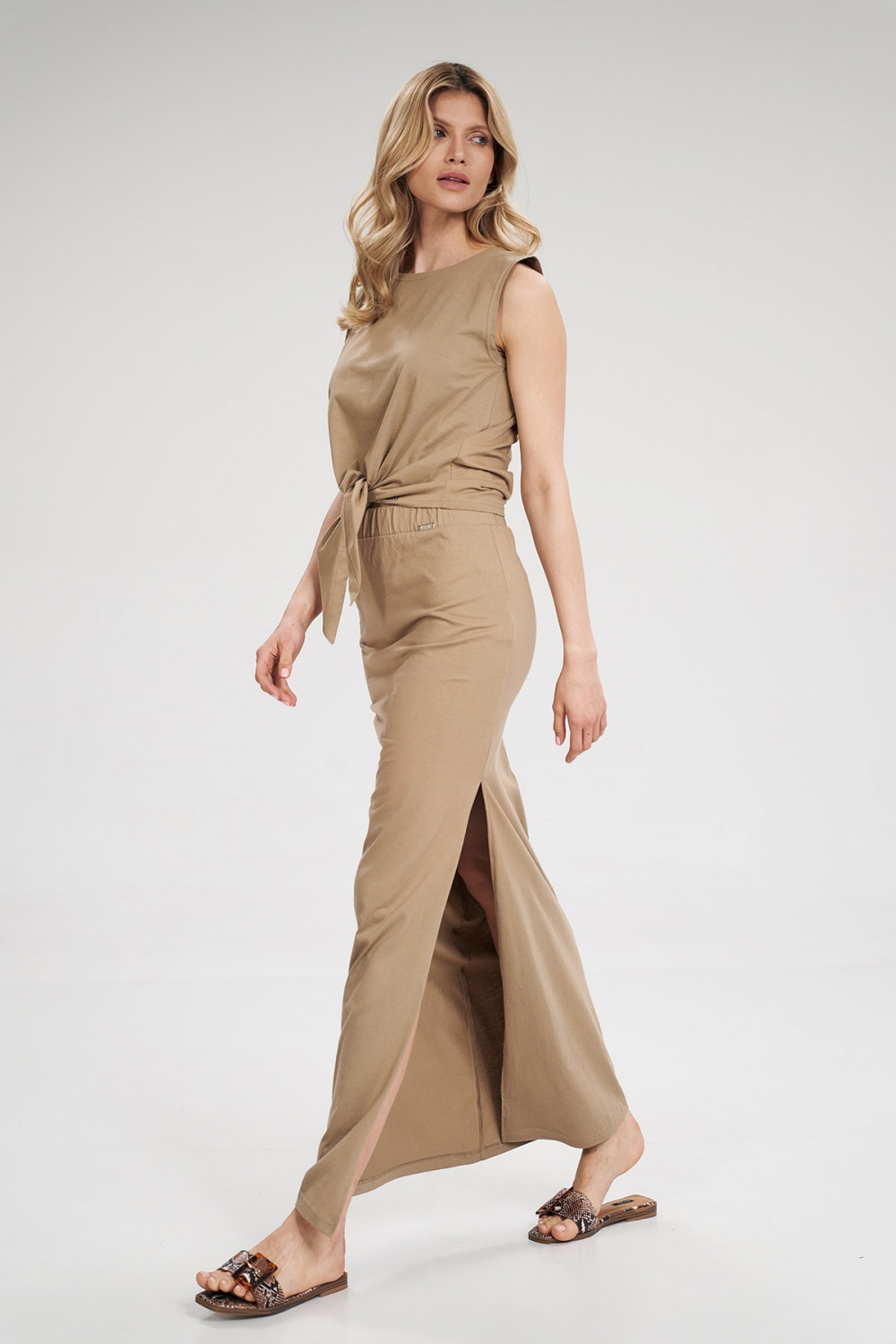 Spódnica Model M789 Beige - Figl162274 - Beżowy - obrazek 2