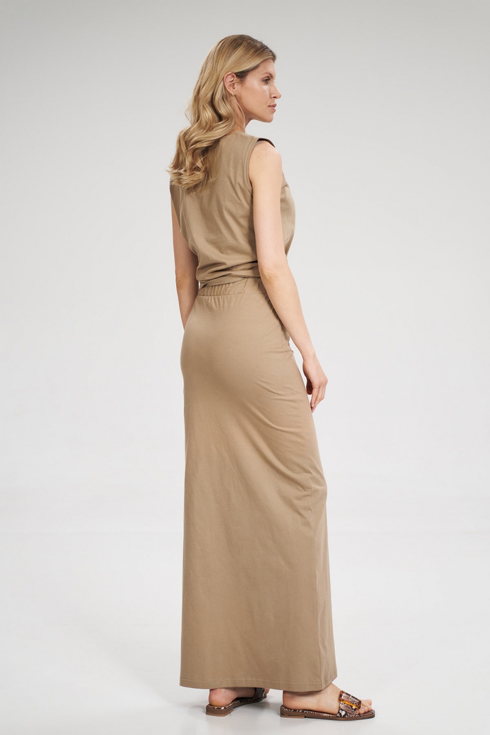 Spódnica Model M789 Beige - Figl162274 - Beżowy - obrazek 3