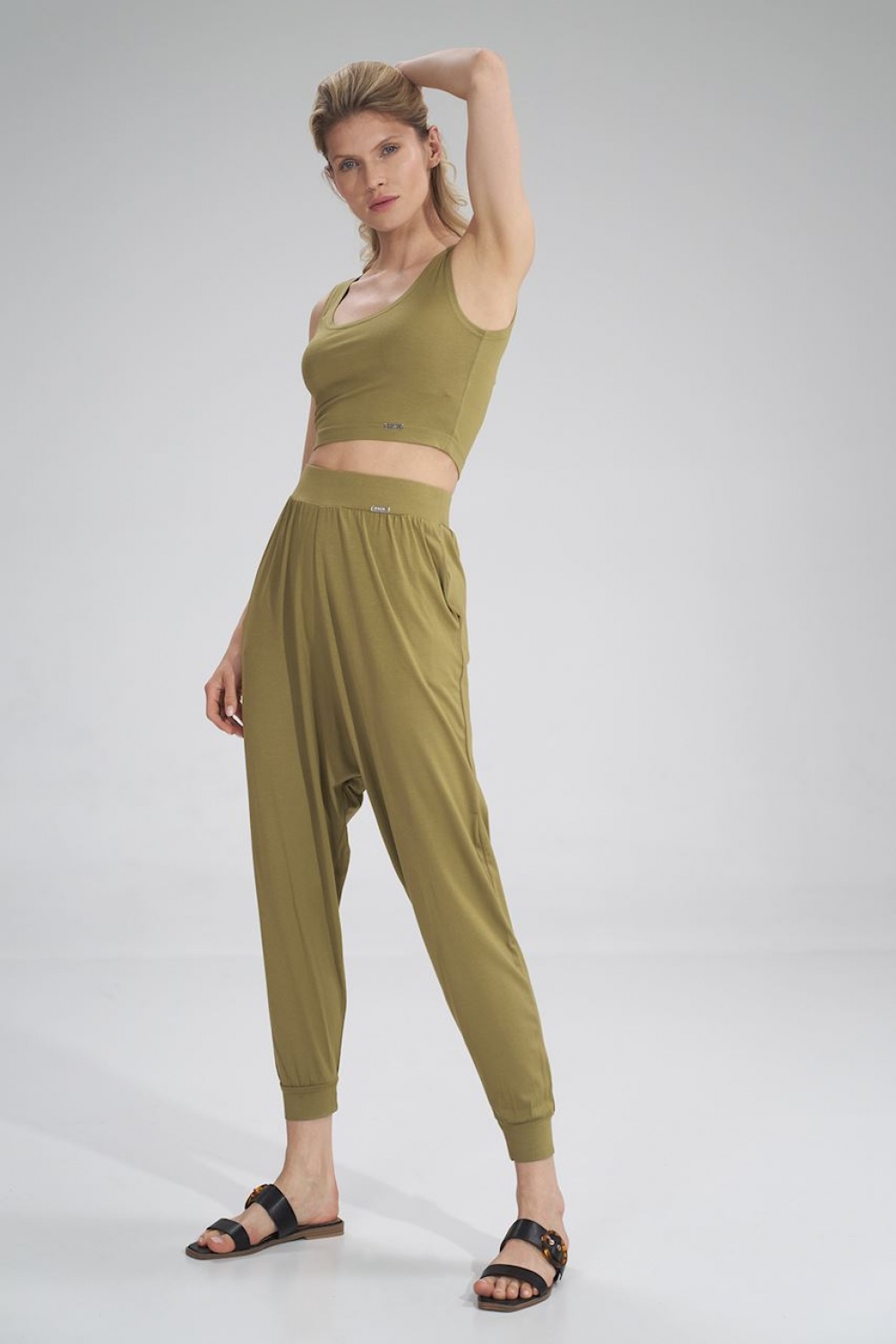 Koszulka Top Model M795 Light Olive - Figl162297 - Zielony - obrazek 2