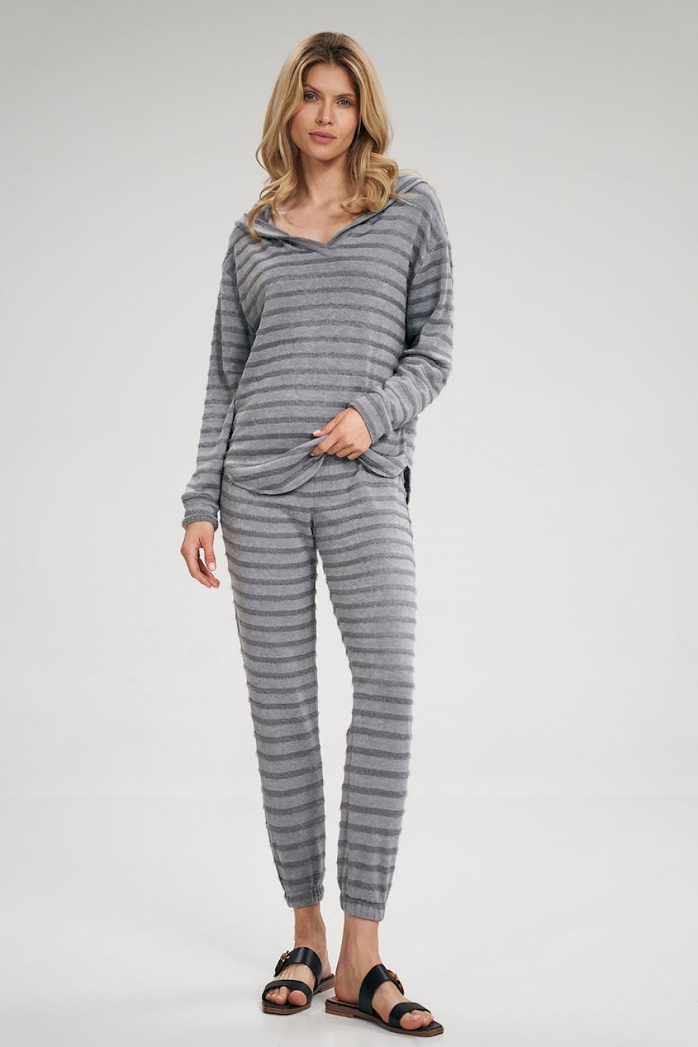 Bluza Damska Model M812 Grey - Figl162303 - Szary - obrazek 2