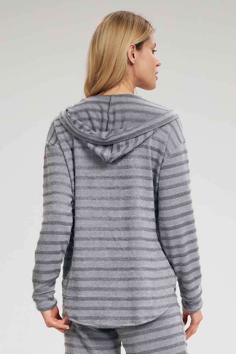 Bluza Damska Model M812 Grey - Figl162303 - Szary - obrazek 3
