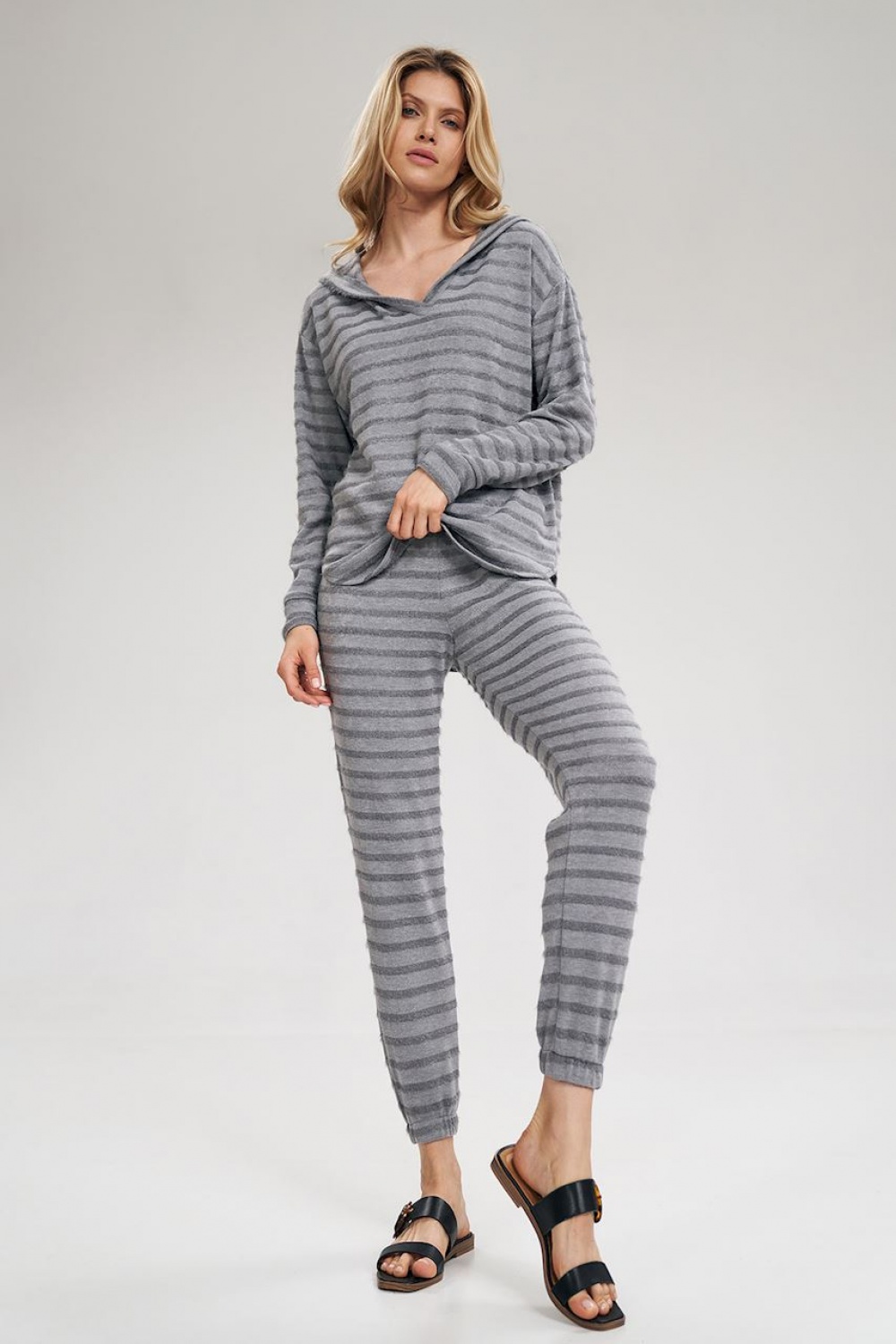 Bluza Damska Model M812 Grey - Figl162303 - Szary - obrazek 4