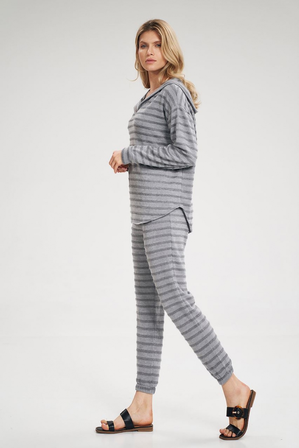 Spodnie Dresowe Model M813 Grey - Figl162307 - Szary - obrazek 4