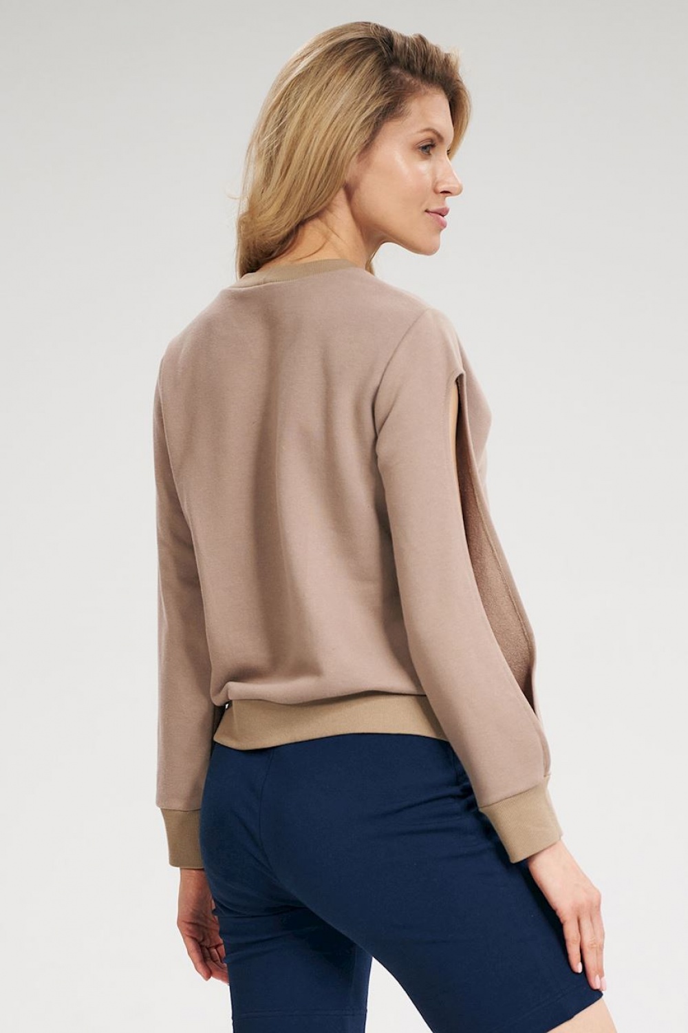Bluza Damska Model M803 Beige - Figl162339 - Beżowy - obrazek 3