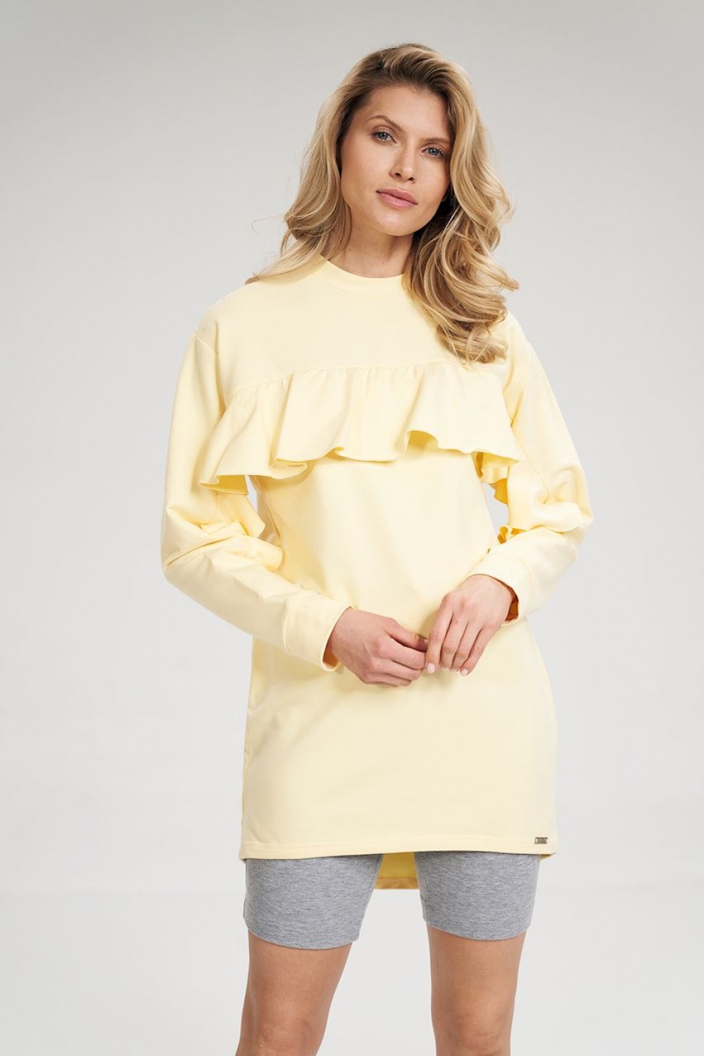 Tunika Model M805 Yellow - Figl162351 - Żółty