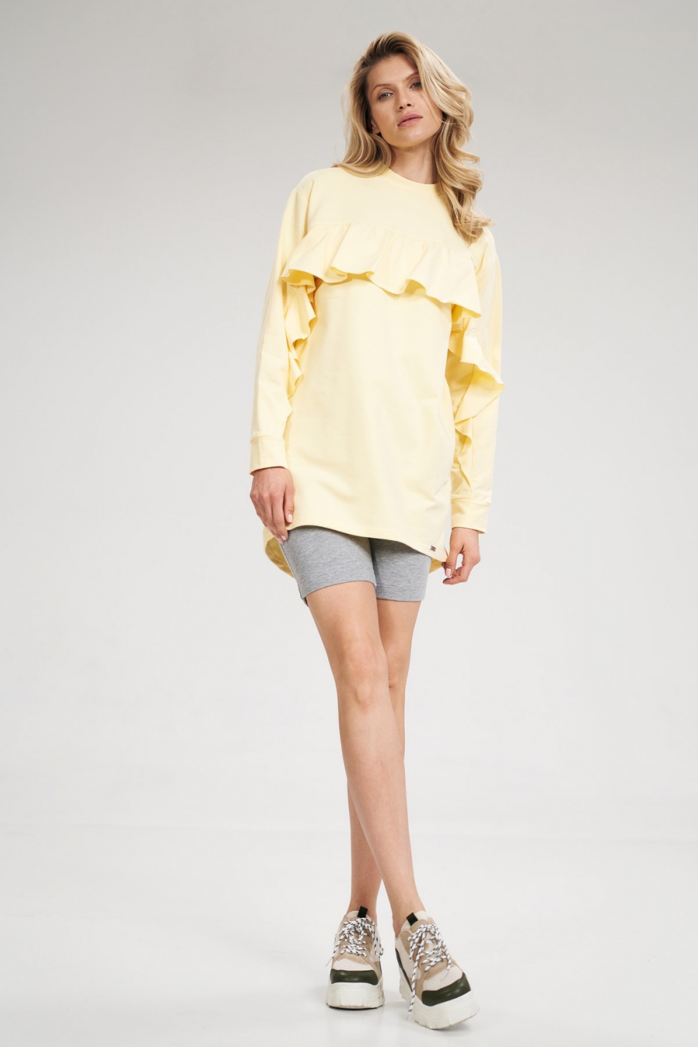 Tunika Model M805 Yellow - Figl162351 - Żółty - obrazek 4
