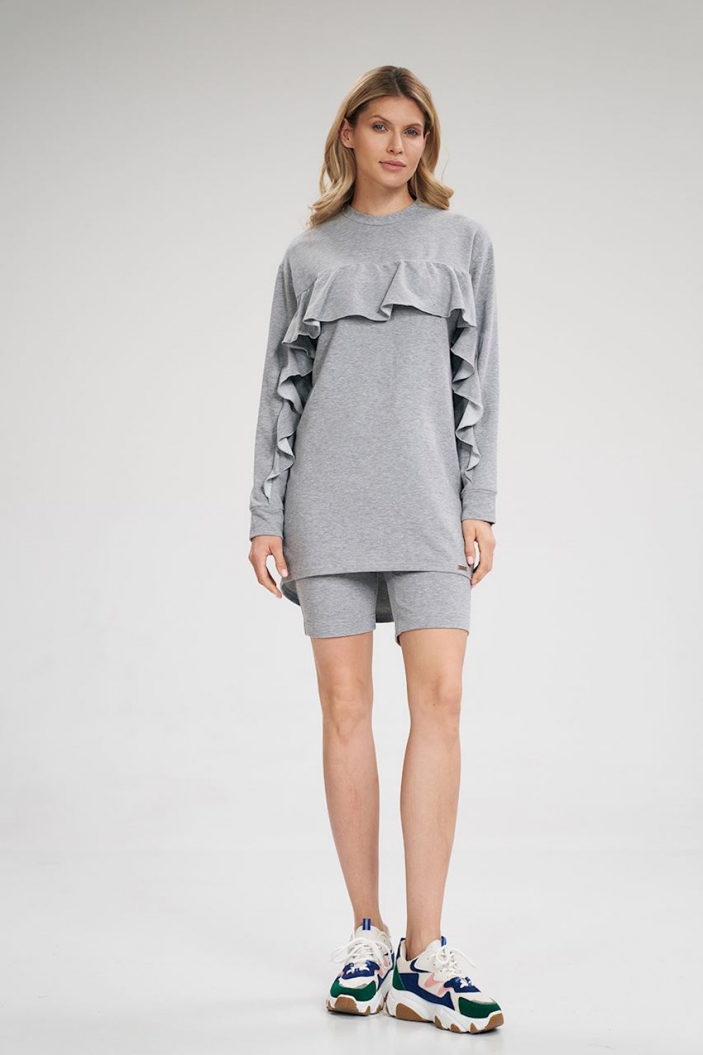 Tunika Model M805 Grey - Figl162357 - Szary - obrazek 2