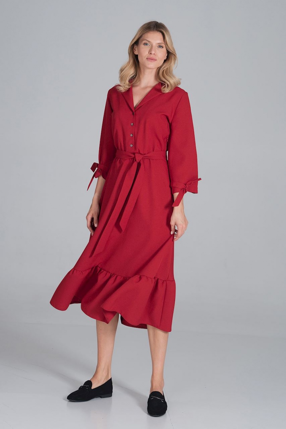 Sukienka Model M840 Red - Figl162372 - Czerwony - obrazek 2