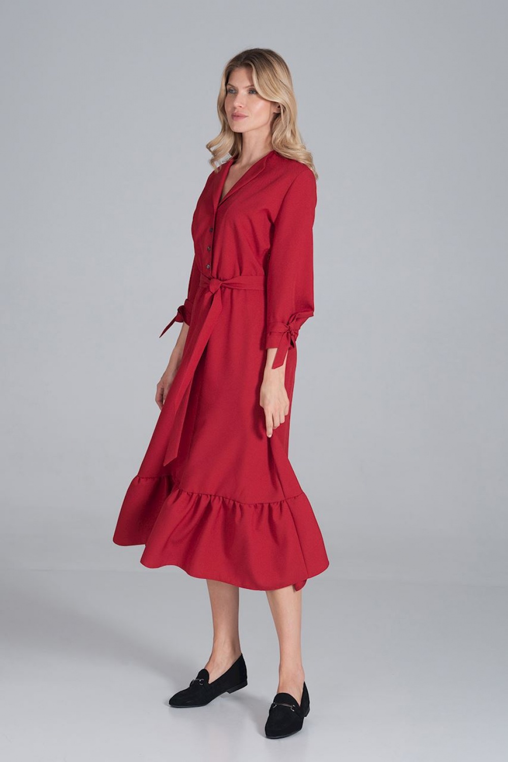 Sukienka Model M840 Red - Figl162372 - Czerwony - obrazek 4