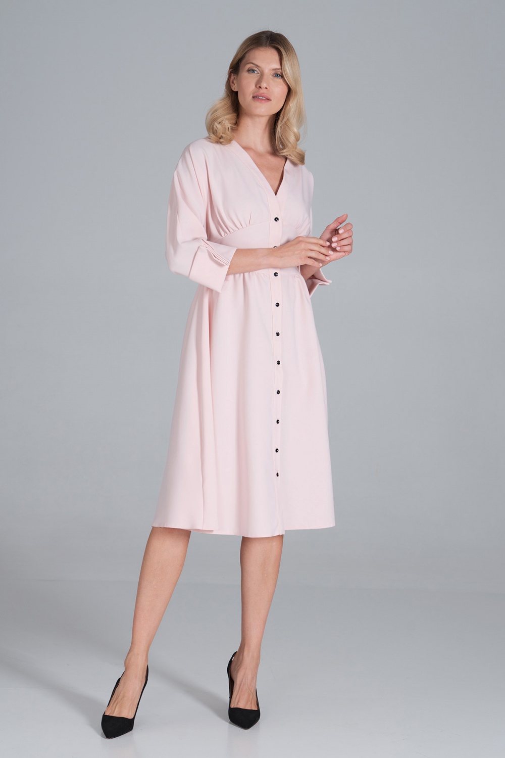 Sukienka Model M843 Pink - Figl162384 - Różowy
