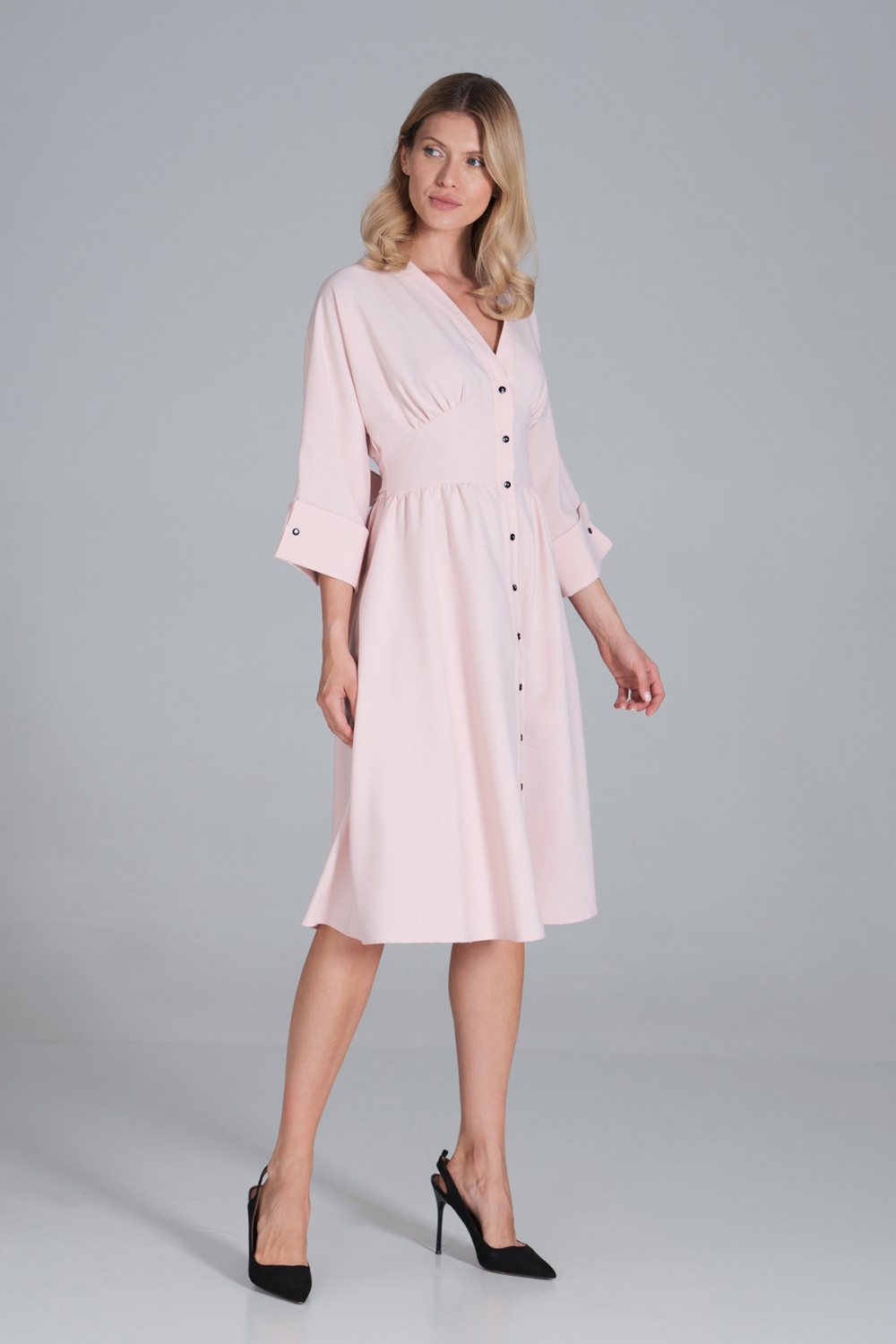 Sukienka Model M843 Pink - Figl162384 - Różowy - obrazek 4